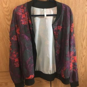 floral athletic jacket